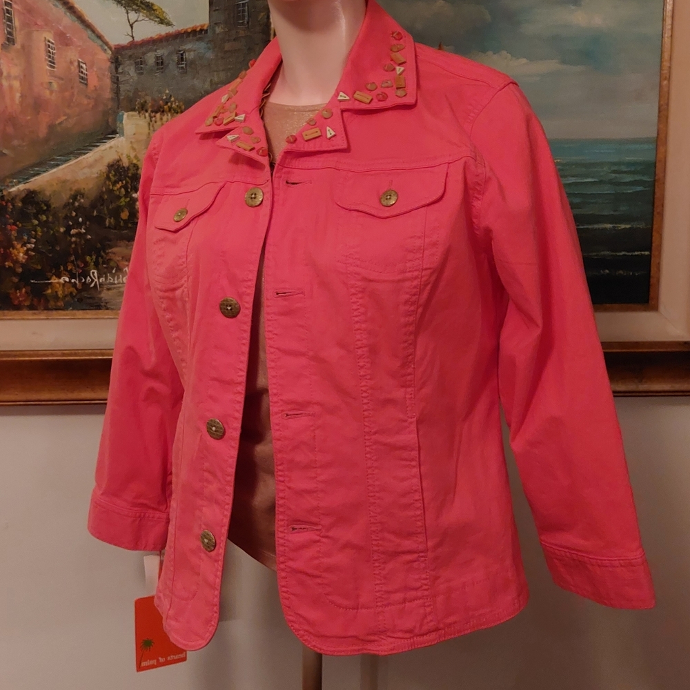Hearts of Palm Jean Jacket